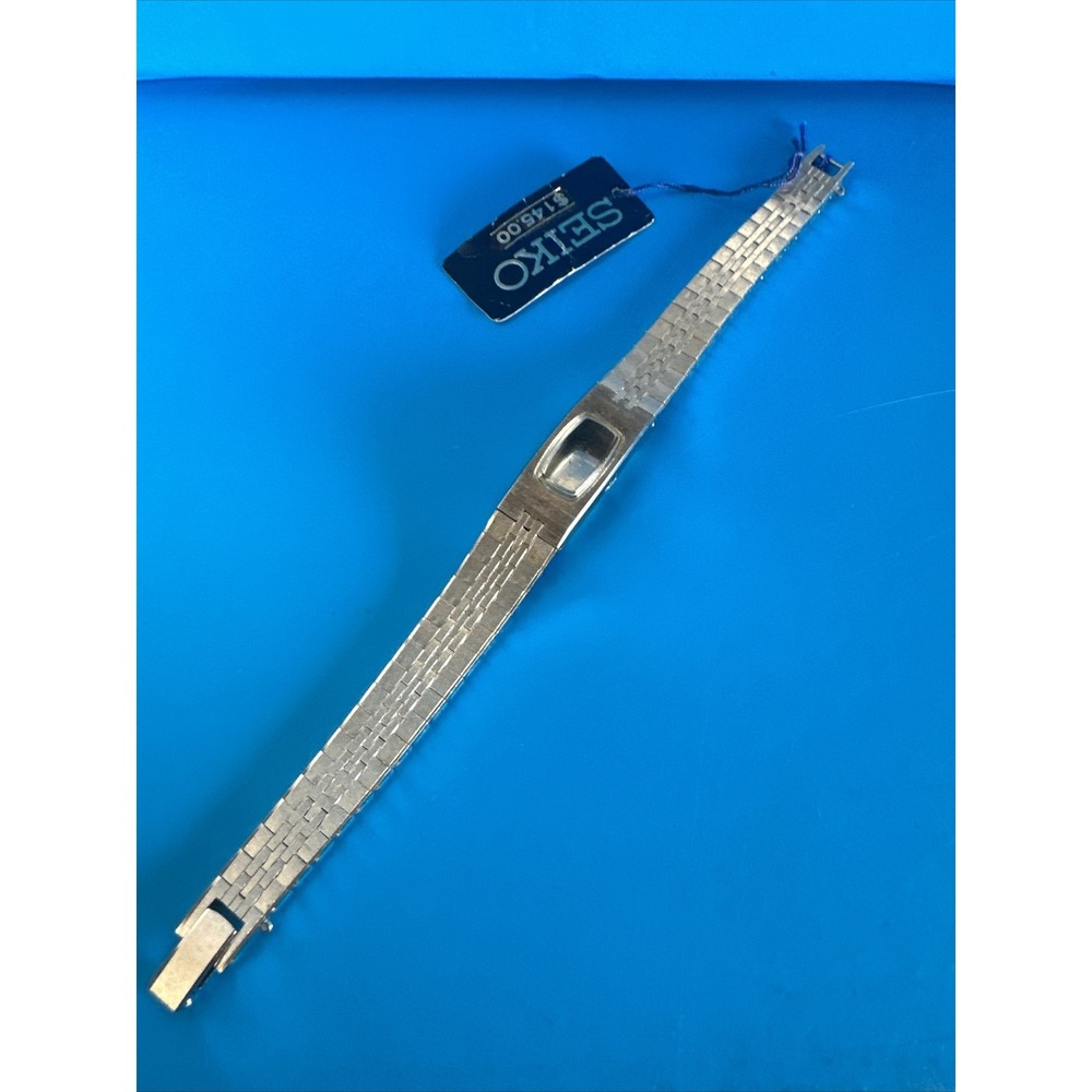 Vintage Seiko 85039M Baguette Watch Silver Tone 17J Hand Winding Japan Daini